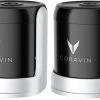 Coravin Bouchon à Vis Pour Bouteilles De Vin 2 Pièce/s, Noir/Argenté - Verseur De Bouteille -Paderno Shop unnamed file 3745