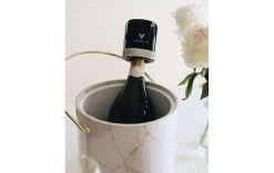 Coravin Bouchon à Vis Pour Bouteilles De Vin 2 Pièce/s, Noir/Argenté - Verseur De Bouteille -Paderno Shop unnamed file 3747