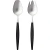 Gense Couverts à Salade Focus De Luxe Noir/Argenté - Serveurs De Salade -Paderno Shop unnamed file 3761