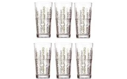 Montana Tasse à Latte Macchiato Simply 340 Ml, 6 Pièce/s, Transparent - Tasse