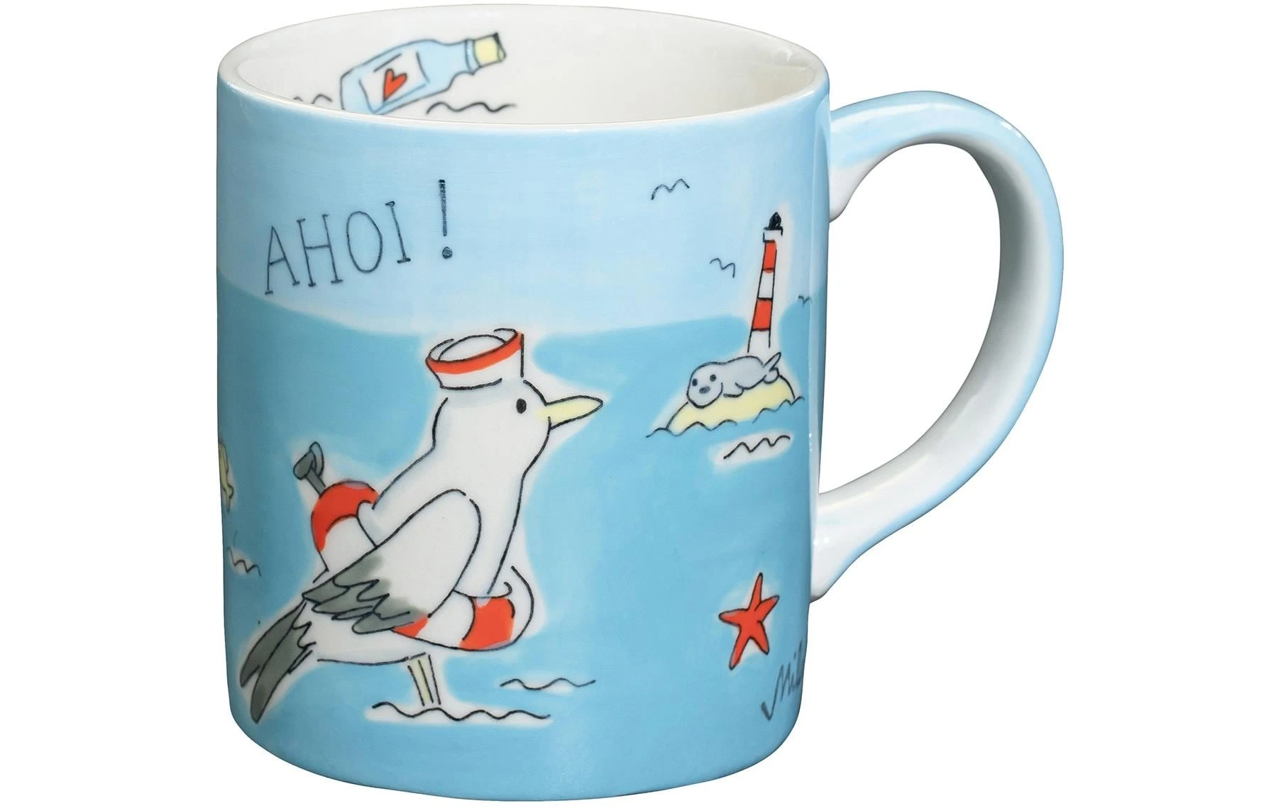 Mila Tasse à Café Ahoi 280 Ml, 6 Pièce/s, Bleu - Tasse 4 Mila Tasse à Café Ahoi 280 Ml, 6 Pièce/s, Bleu - Tasse - Image 2