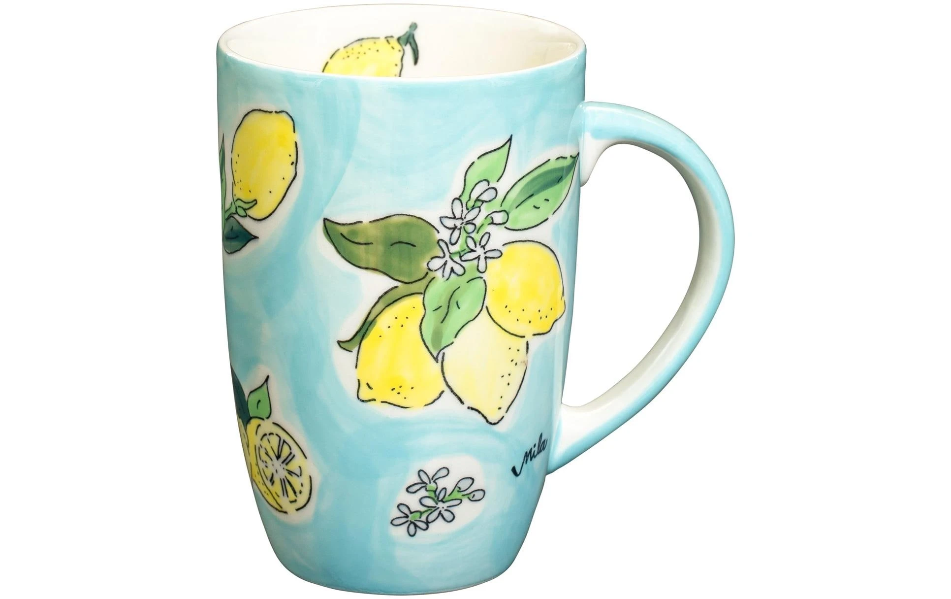 Tasse à café Tutto Limone 230 ml , 6 Pièce/s, Bleu clair - Tasse Mila Tasse à Café Tutto Limone 230 Ml , 6 Pièce/s, Bleu Clair - Tasse -Paderno Shop unnamed file 3780