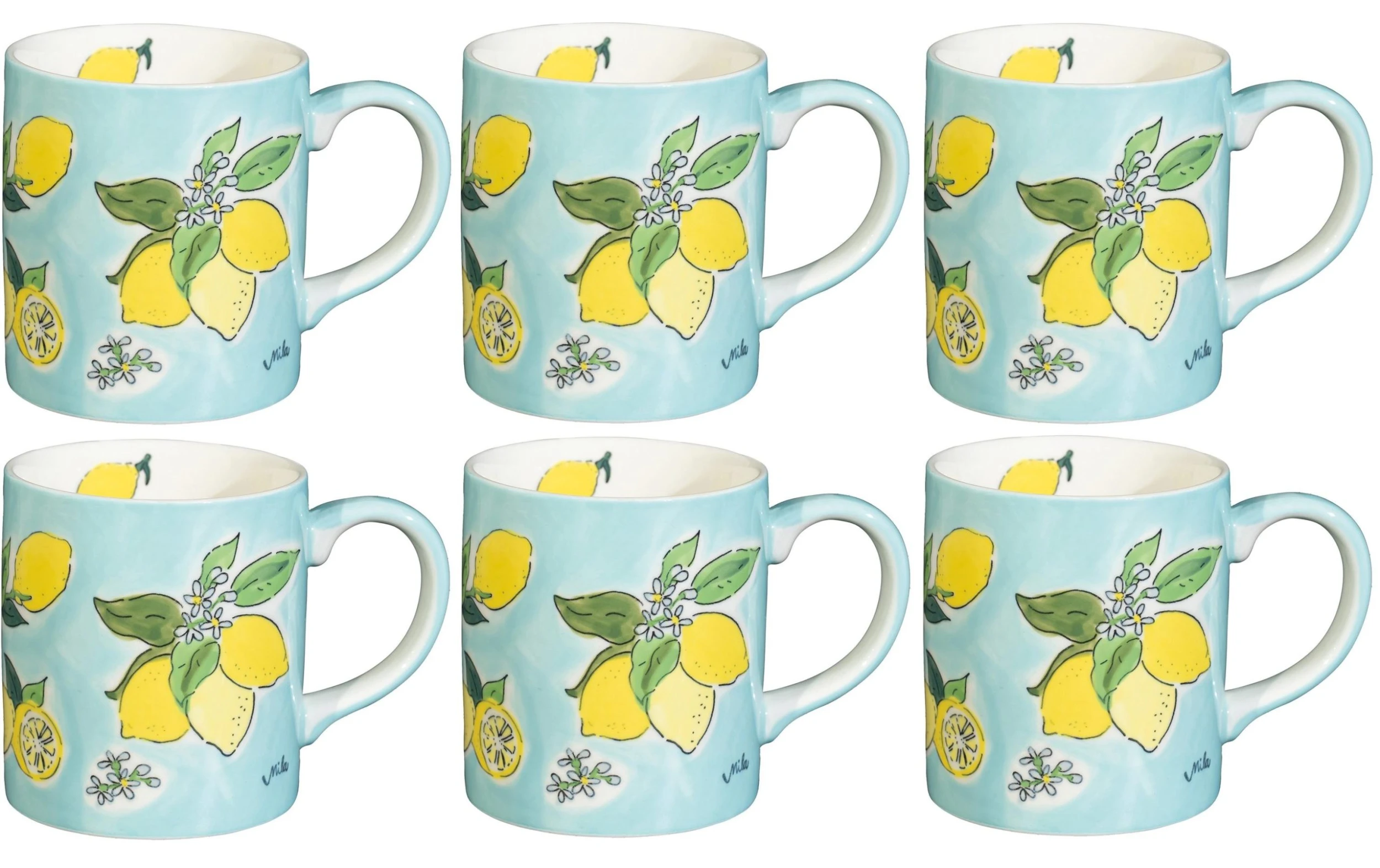 Tasse à café Tutto Limone 280 ml, 6 Pièce/s, Bleu clair - Tasse Mila Tasse à Café Tutto Limone 280 Ml, 6 Pièce/s, Bleu Clair - Tasse -Paderno Shop unnamed file 3781 scaled
