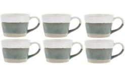 Villa Collection Tasse à Café Evig 300 Ml , 6 Pièce/s, Brun/Blanc - Tasse