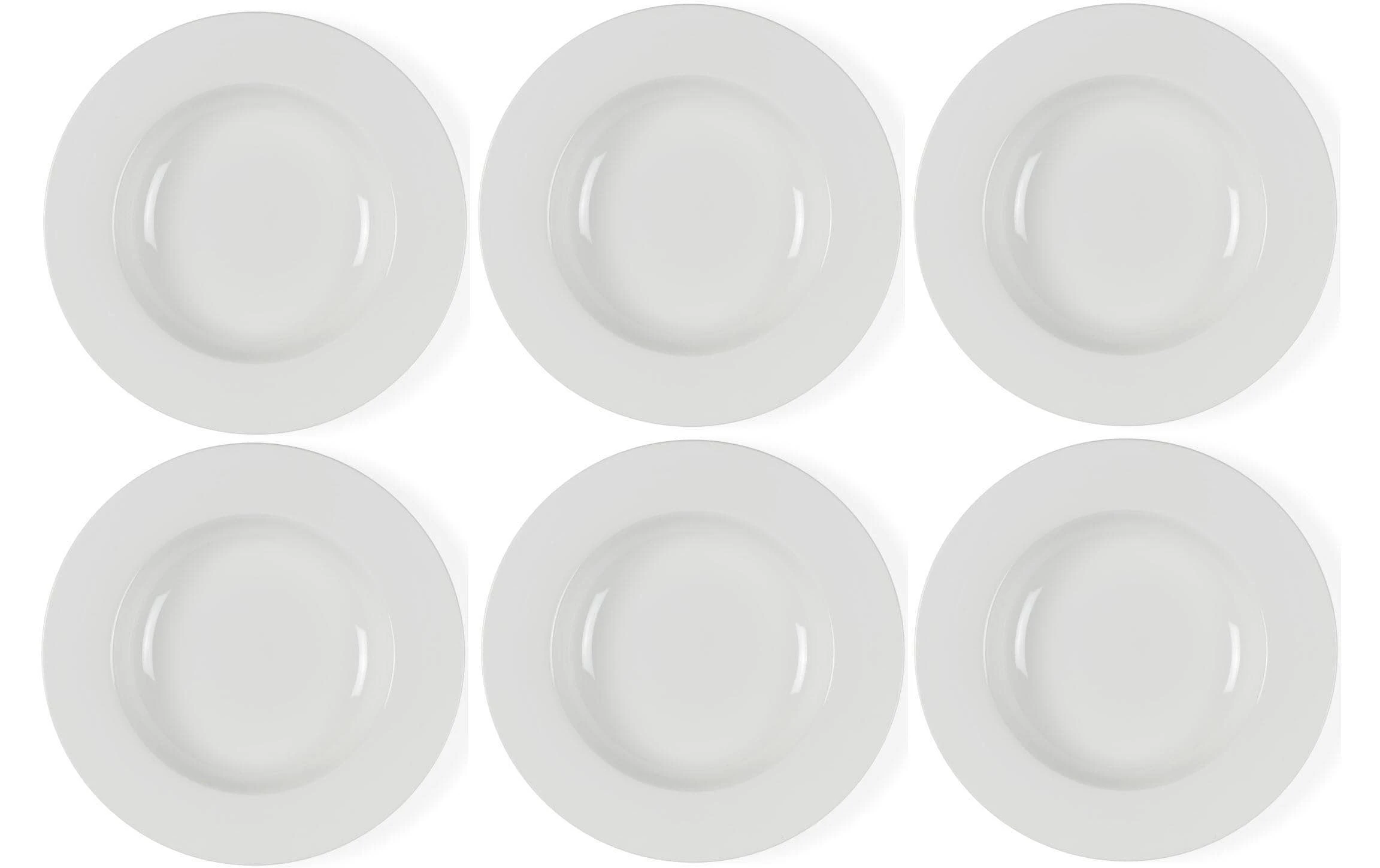 Assiette de soupe et de pâtes 6 Pièce/s, Blanc - Plaque Bitz Assiette De Soupe Et De Pâtes 6 Pièce/s, Blanc - Plaque -Paderno Shop unnamed file 3827