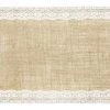 Partydeco Chemin De Table Jute Avec Dentelle 28 Cm X 2.75 M, 1 Pièce, Brun - Nappes De Table -Paderno Shop unnamed file 384