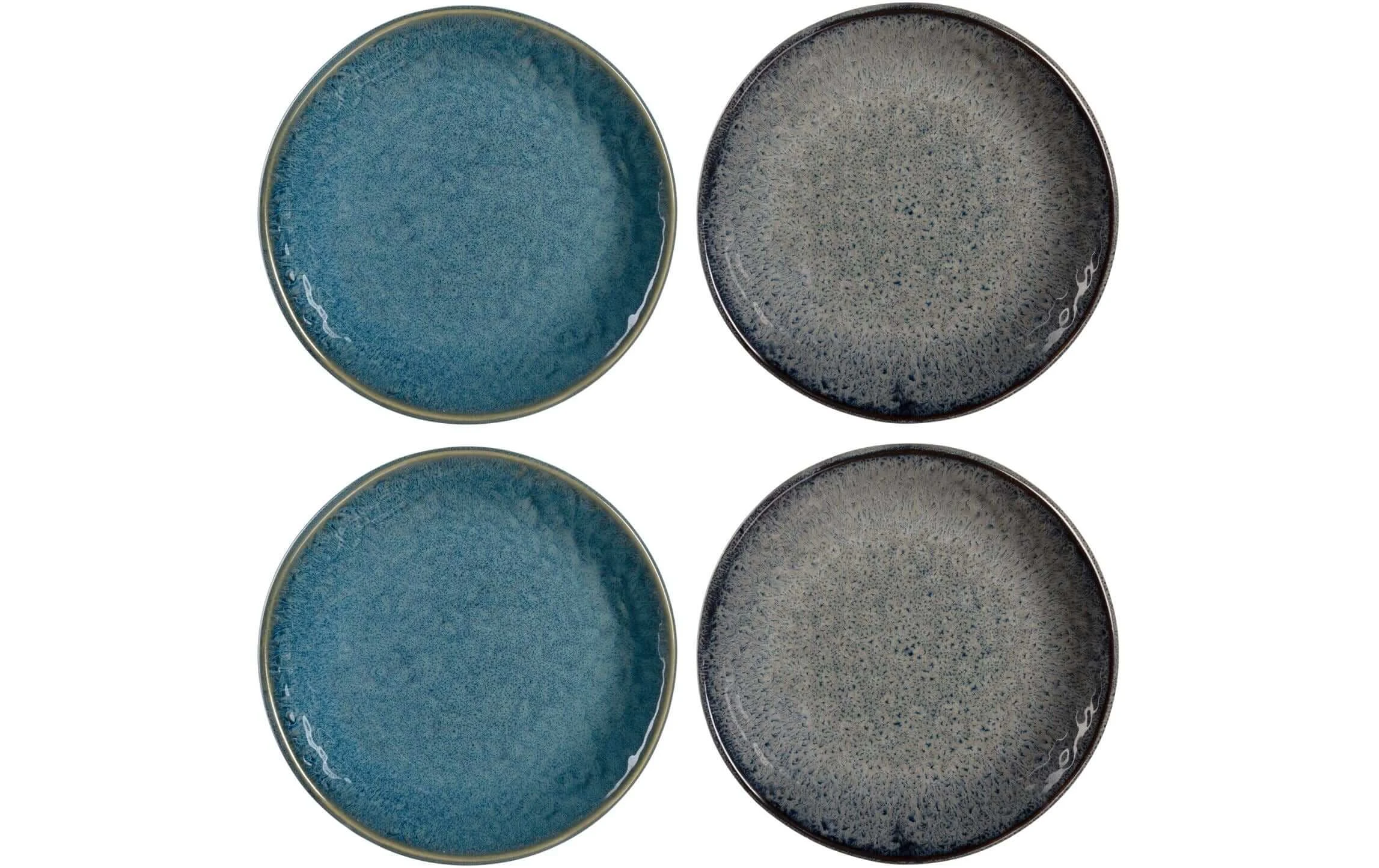 Assiettes pour le petit-déjeuner et à dessert Matera 4 Pièce/s, Bleu/Noir - Plaque Leonardo Assiettes Pour Le Petit-déjeuner Et à Dessert Matera 4 Pièce/s, Bleu/Noir - Plaque -Paderno Shop unnamed file 3844