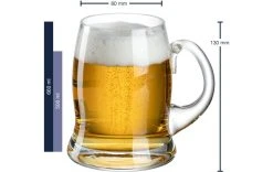 Leonardo Verre à Bière Brauhaus 500 Ml, 6 Pièce/s, Transparent - Verres à Bière -Paderno Shop unnamed file 3849