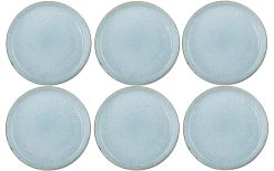 Bitz Assiette Non Décorative Ø 27 Cm, 6 Pièce/s, Gris/Bleu Clair - Plaque