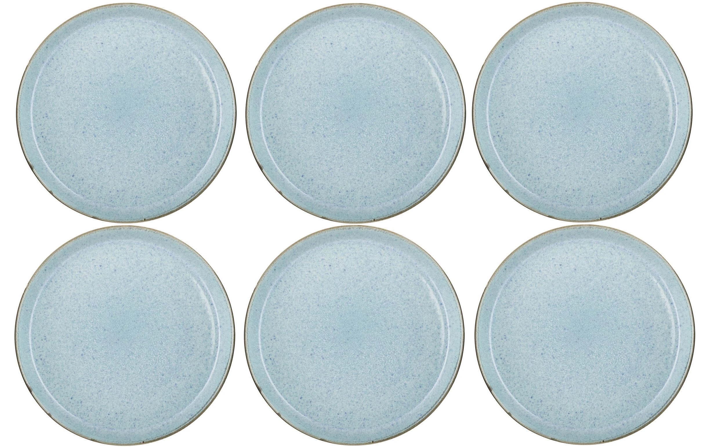 Assiette non décorative Ø 27 cm, 6 Pièce/s, Gris/Bleu clair - Plaque Bitz Assiette Non Décorative Ø 27 Cm, 6 Pièce/s, Gris/Bleu Clair - Plaque -Paderno Shop unnamed file 3919