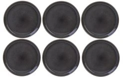 Bitz Assiette Non Décorative Ø 27 Cm, 6 Pièce/s, Gris - Plaque