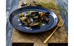 Bitz Assiette Non Décorative Ø 27 Cm, 6 Pièce/s, Noir/Bleu Foncé - Plaque -Paderno Shop unnamed file 3929