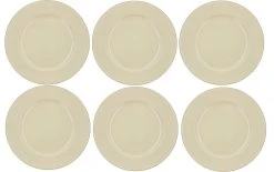 Bitz Assiette Non Décorative Ø 27 Cm, 6 Pièce/s, Wood/Sand - Plaque