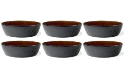 Bitz Bol De Soupe 18 Cm, 6 Pièce/s, Noir/Ambre - Bol