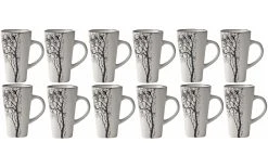 Villa Collection Tasse à Café Hela 500 Ml, 12 Pièce/s, Gris - Tasse