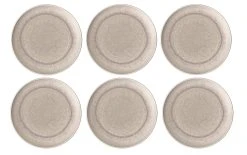 Villeroy & Boch Assiette Non Décorative Perlemor Sand 6 Pièce/s, Beige - Plaque
