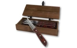 Gense Couteau à Steak Vieux Fermier XL 4 Pièce/s, Brun - Couteau De Cuisine