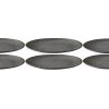 Bitz Assiette Non Décorative 6 Pièce/s, Noir - Plaque 2 Bitz Assiette Non Décorative 6 Pièce/s, Noir - Plaque -Paderno Shop unnamed file 4083