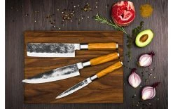 Forged Set De Couteaux Olive 3 Pièces, Bois D'olivier - Couteau De Cuisine 7 Forged Set De Couteaux Olive 3 Pièces, Bois D'olivier - Couteau De Cuisine -Paderno Shop unnamed file 4139
