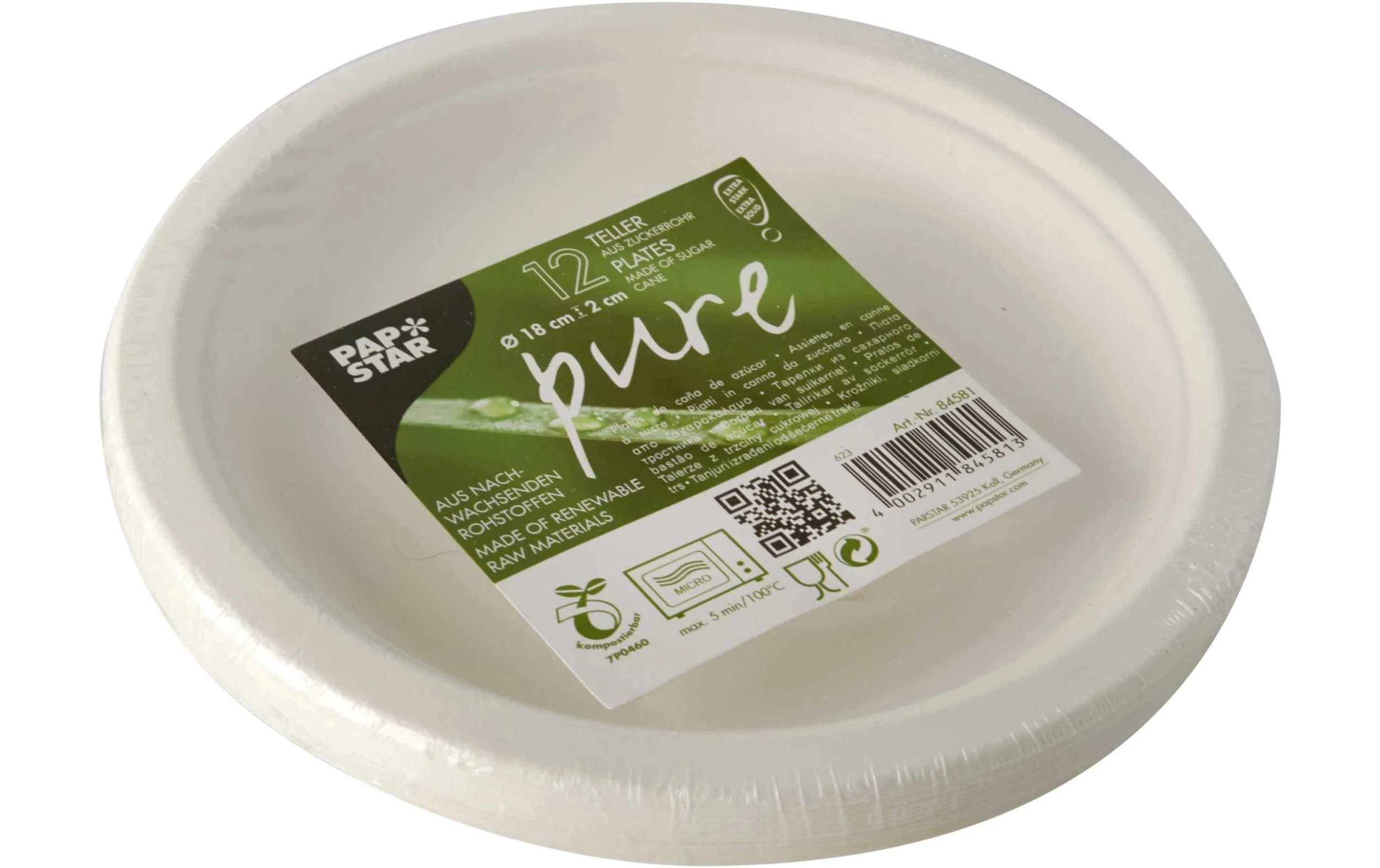 Assiettes jetables Pure 18 cm, 12 Pièce/s, Blanc - Vaisselle jetable Papstar Assiettes Jetables Pure 18 Cm, 12 Pièce/s, Blanc - Vaisselle Jetable -Paderno Shop unnamed file 4181 scaled