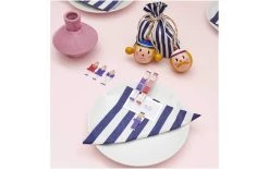 Rico Design Serviettes En Papier Rayé 33 X 33 Cm, 20 Pièce/s, Bleu/Blanc - Serviettes -Paderno Shop unnamed file 4196