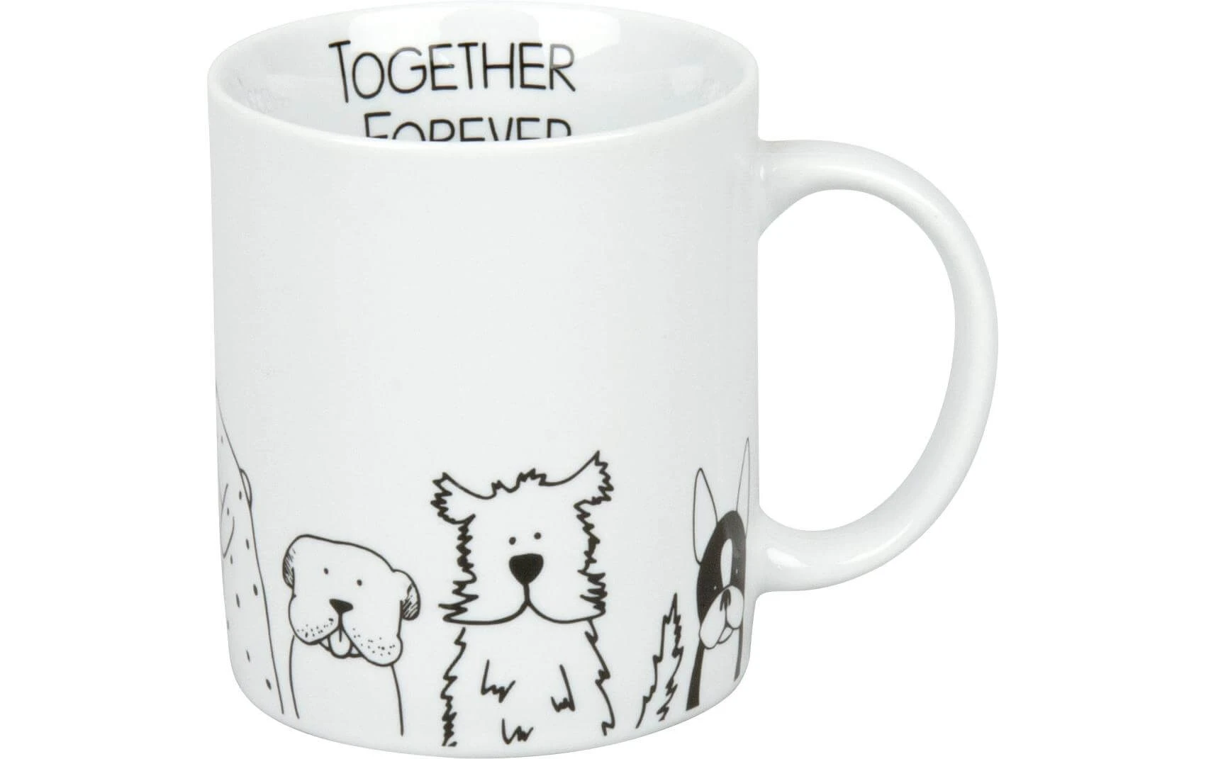 Könitz Tasse Universelle Funny Dogs 300 Ml, 1 Pièce/s, Blanc - Tasse 3 Könitz Tasse Universelle Funny Dogs 300 Ml, 1 Pièce/s, Blanc - Tasse