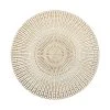 Zeller Present Set De Table Cut Out Rond Rond, 41 Cm, Doré - Nappes De Table