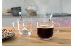 Leonardo Tasse à Café Napoli Incl. Cuillère 280 Ml , Transparent - Tasse -Paderno Shop unnamed file 423