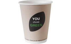 BioPak Gobelets Jetables Thank You 350 Ml, 50 Pièce/s, Beige - Vaisselle Jetable