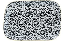 Kadastar Assiettes Pour Le Petit-déjeuner Et à Dessert Metropolitan Floral 19 X 13.6 Cm - Plaque