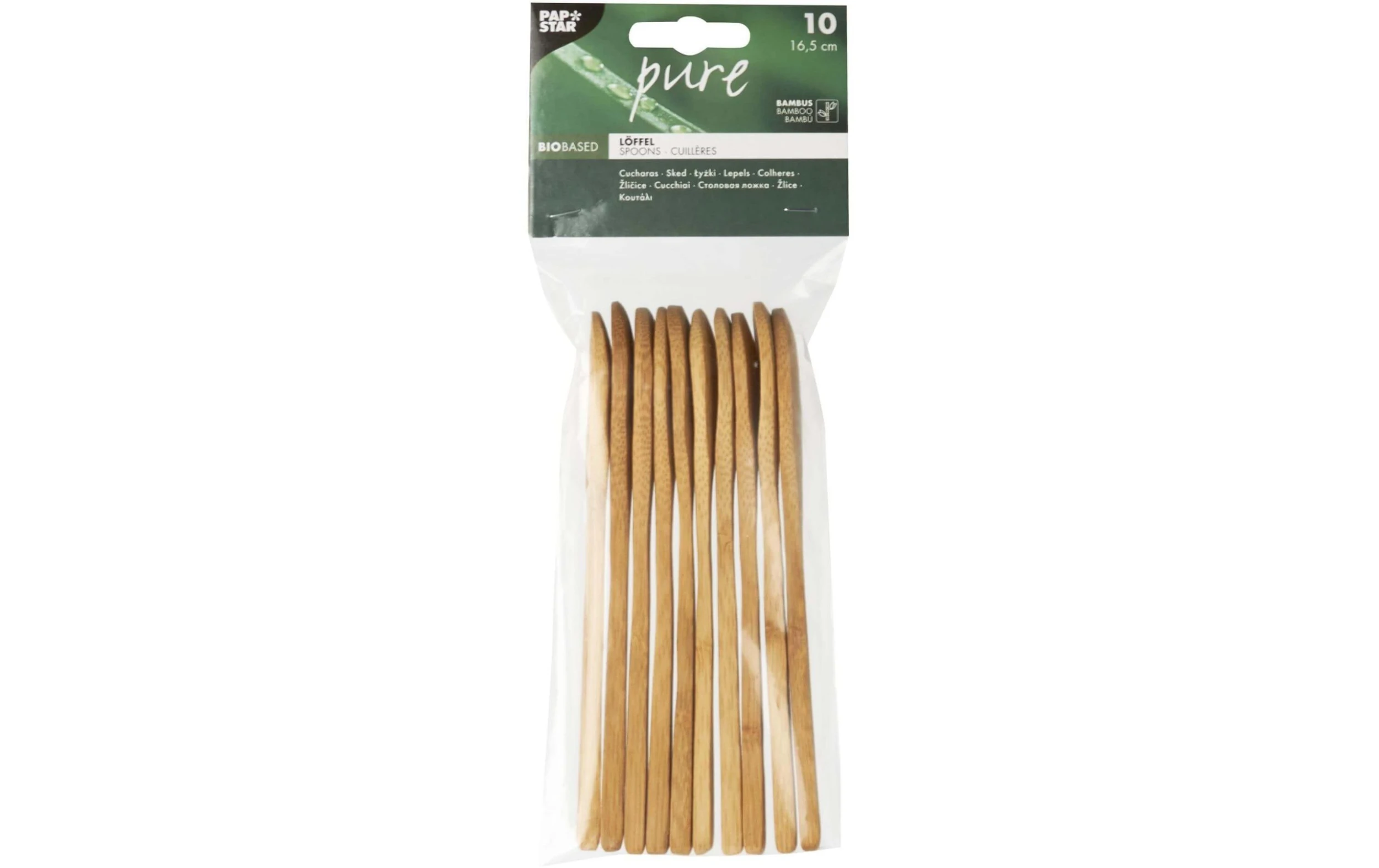 Papstar Cuillères Jetables Pure 10 Pièce/s Brun - Couverts Jetables 4 Papstar Cuillères Jetables Pure 10 Pièce/s Brun - Couverts Jetables – Image 2