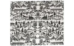 Hubatka Set De Table Swissness 35 Cm X 42 Cm, Noir/Blanc - Nappes De Table