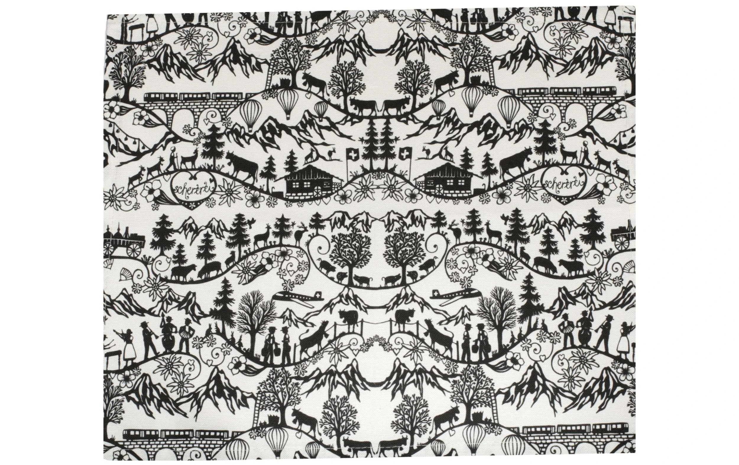 Set de table Swissness 35 cm x 42 cm, Noir/Blanc - Nappes de table Hubatka Set De Table Swissness 35 Cm X 42 Cm, Noir/Blanc - Nappes De Table -Paderno Shop unnamed file 4304 scaled