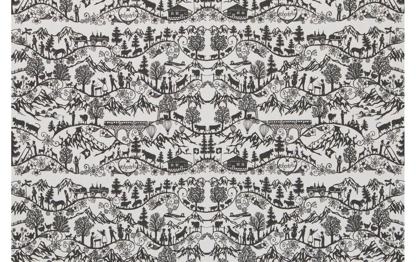 Set de table Swissness 35 cm x 42 cm, Noir/Blanc - Nappes de table Hubatka Set De Table Swissness 35 Cm X 42 Cm, Noir/Blanc - Nappes De Table -Paderno Shop unnamed file 4305