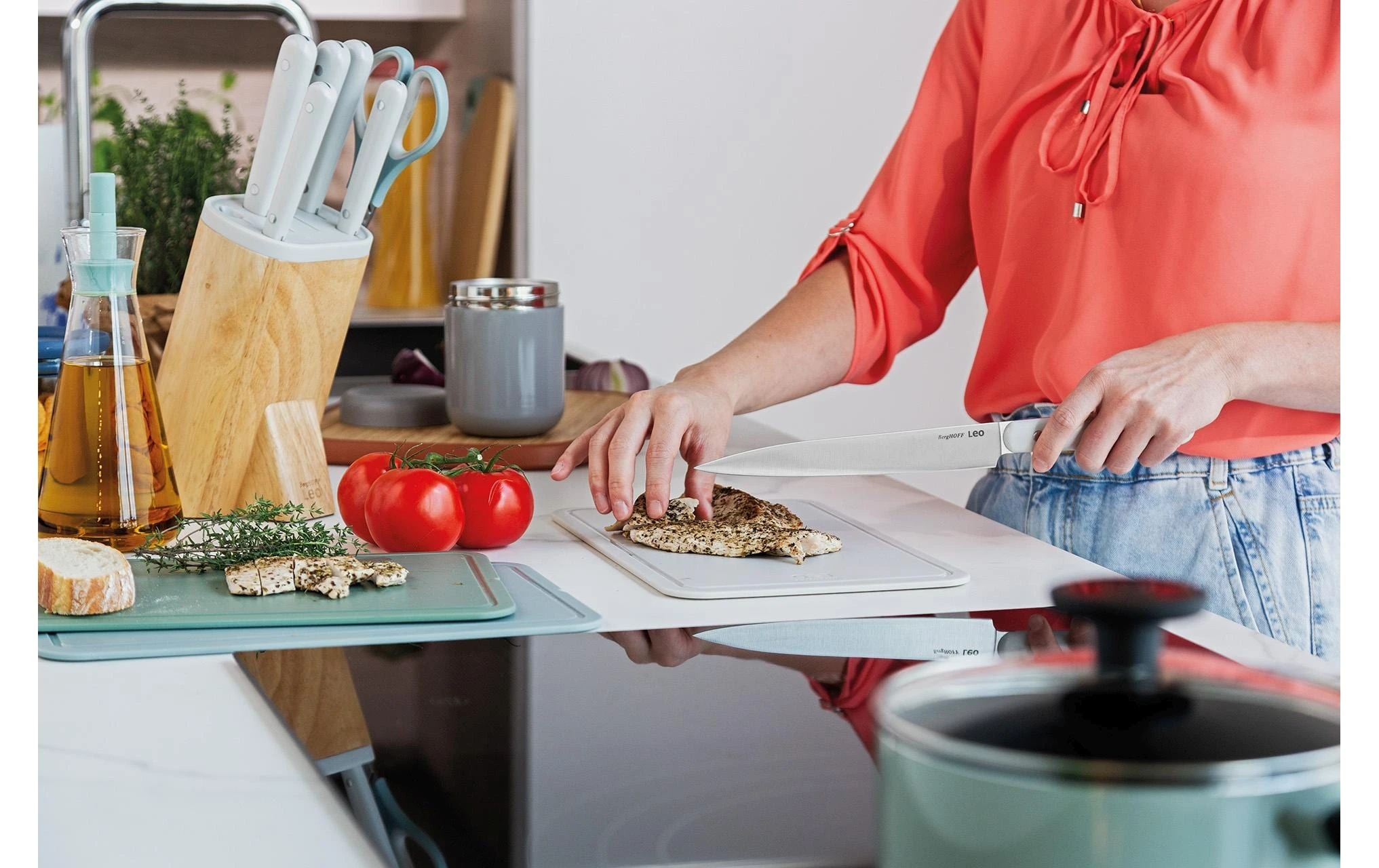 BergHOFF Couteau à Désosser Leo Spirit 20 Cm, Blanc - Couteau De Cuisine 4 BergHOFF Couteau à Désosser Leo Spirit 20 Cm, Blanc - Couteau De Cuisine - Image 2