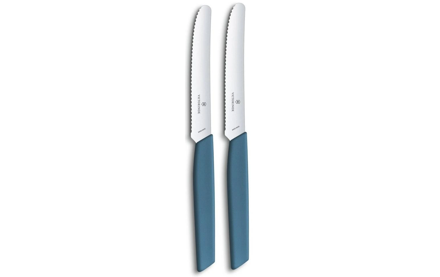 Victorinox Couteau De Table Swiss Modern 2 Pièce/s, Bleu - Couteau De Cuisine 3 Victorinox Couteau De Table Swiss Modern 2 Pièce/s, Bleu - Couteau De Cuisine