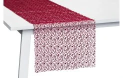 Pichler Ruban Chemin De Table Network 30 Cm X 2.6 M, Rouge - Nappes De Table