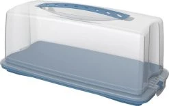 Rotho Boîte De Transport Pour Cake Fresh Bleu/Transparent - Etagere & Stand à Gâteaux