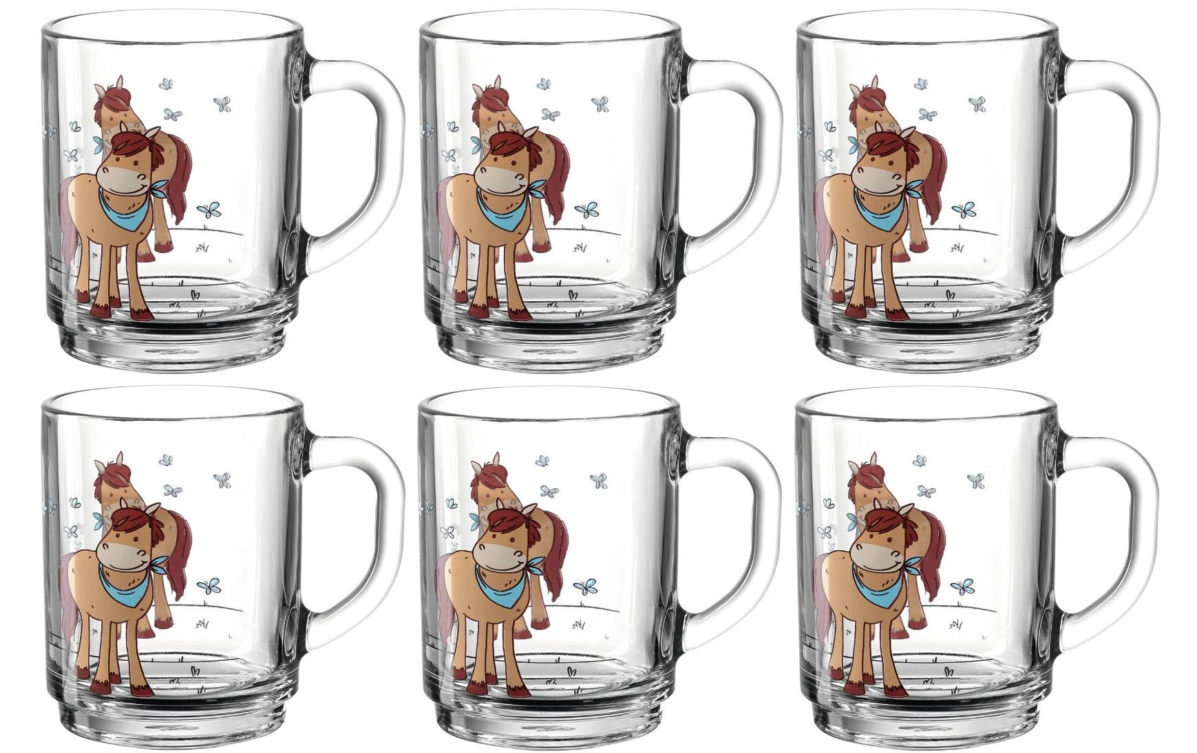 Tasse à thé Kids 250 ml, 6 Pièce/s, Transparent - Tasse Montana Tasse à Thé Kids 250 Ml, 6 Pièce/s, Transparent - Tasse -Paderno Shop unnamed file 4542