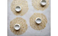 Chilewich Set De Table Daisy Ø 38 Cm, Doré - Nappes De Table -Paderno Shop unnamed file 4558