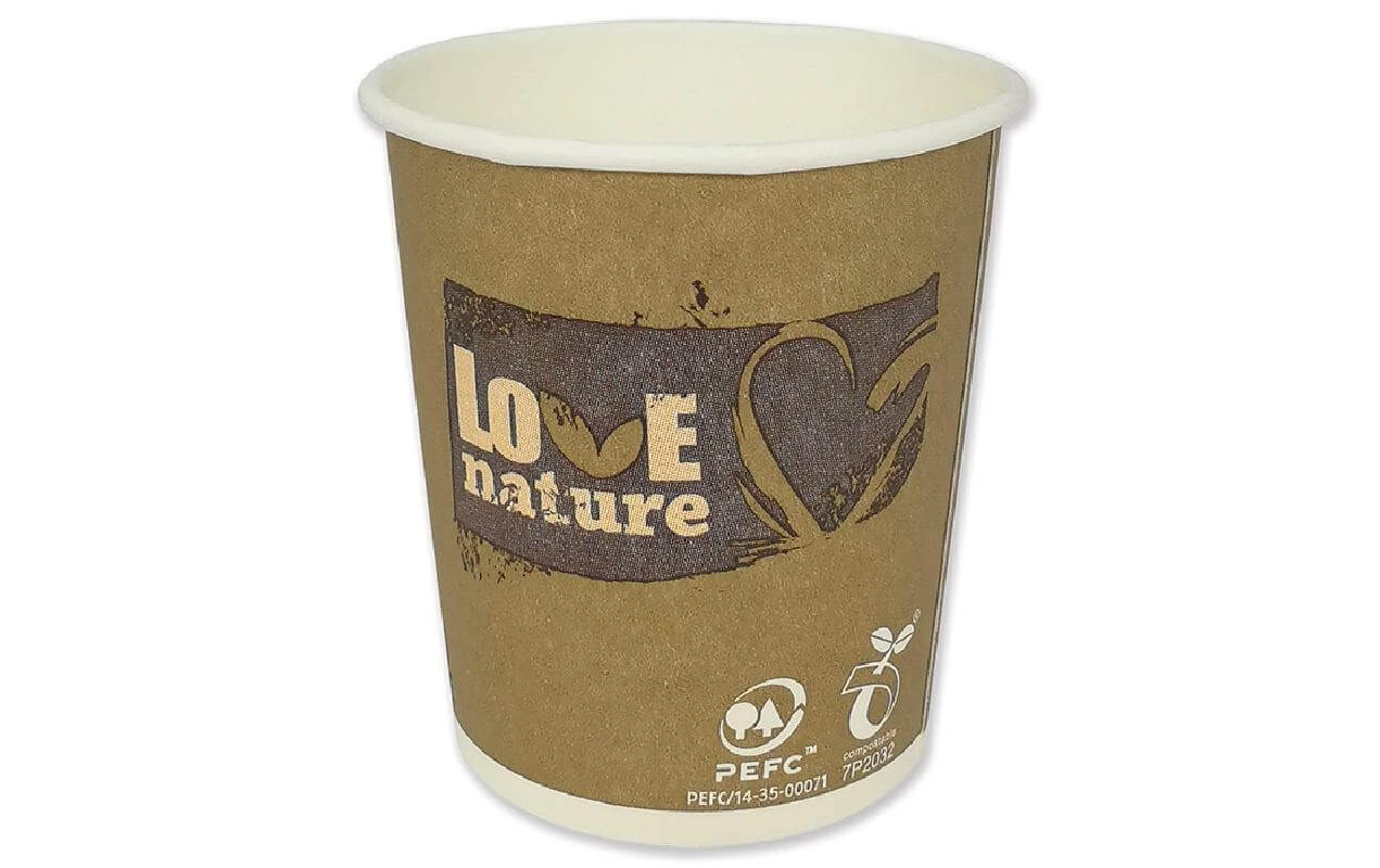 Tasses à café jetables Love Nature 100 ml, 80 Pièce/s, Brun - Vaisselle jetable Haushaltsware Tasses à Café Jetables Love Nature 100 Ml, 80 Pièce/s, Brun - Vaisselle Jetable -Paderno Shop unnamed file 457