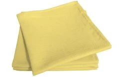 Adam Serviette En Tissu Uni Light Collection, Jaune, 4 Pièce/s - Serviettes