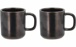 Villa Collection Tasse à Café Fjord 250 Ml, 2 Pièce/s, Noir - Tasse