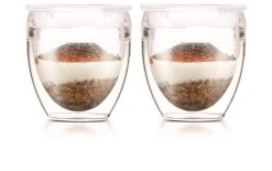BODUM Gobelet Isotherme Pavina To Go 250 Ml, 2 Pièce/s, Transparent - Tasse