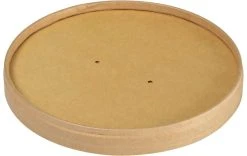 BioPak Couverture Pour Saladier Ronda 500 Et 700 Ml Marron, 50 Pièce/s - Vaisselle Jetable