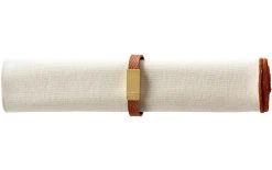 Bitz Rond De Serviette 4 Pièces, Brun/Blanc - Porte-serviettes 4 Bitz Rond De Serviette 4 Pièces, Brun/Blanc - Porte-serviettes -Paderno Shop unnamed file 4762