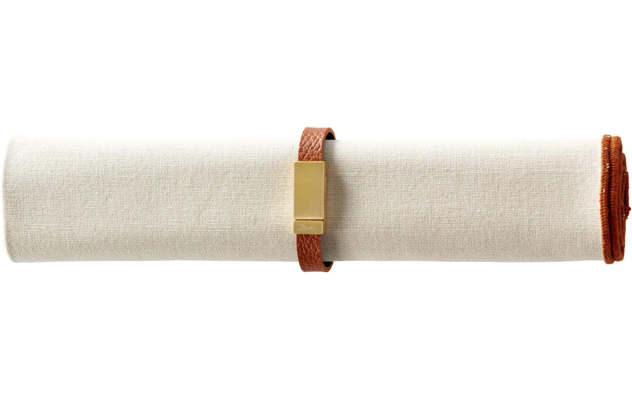 Rond de serviette 4 pièces, Brun/Blanc - Porte-serviettes Bitz Rond De Serviette 4 Pièces, Brun/Blanc - Porte-serviettes -Paderno Shop unnamed file 4762 scaled