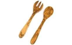 Heidi Cheese Line Couverts à Salade Brun - Serveurs De Salade