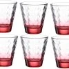 Leonardo Verre Optic 215 Ml, 6 Pièce/s, Rouge - Verres à Boire