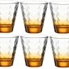 Leonardo Verre Optic 215 Ml, 6 Pièce/s, Orange - Verres à Boire